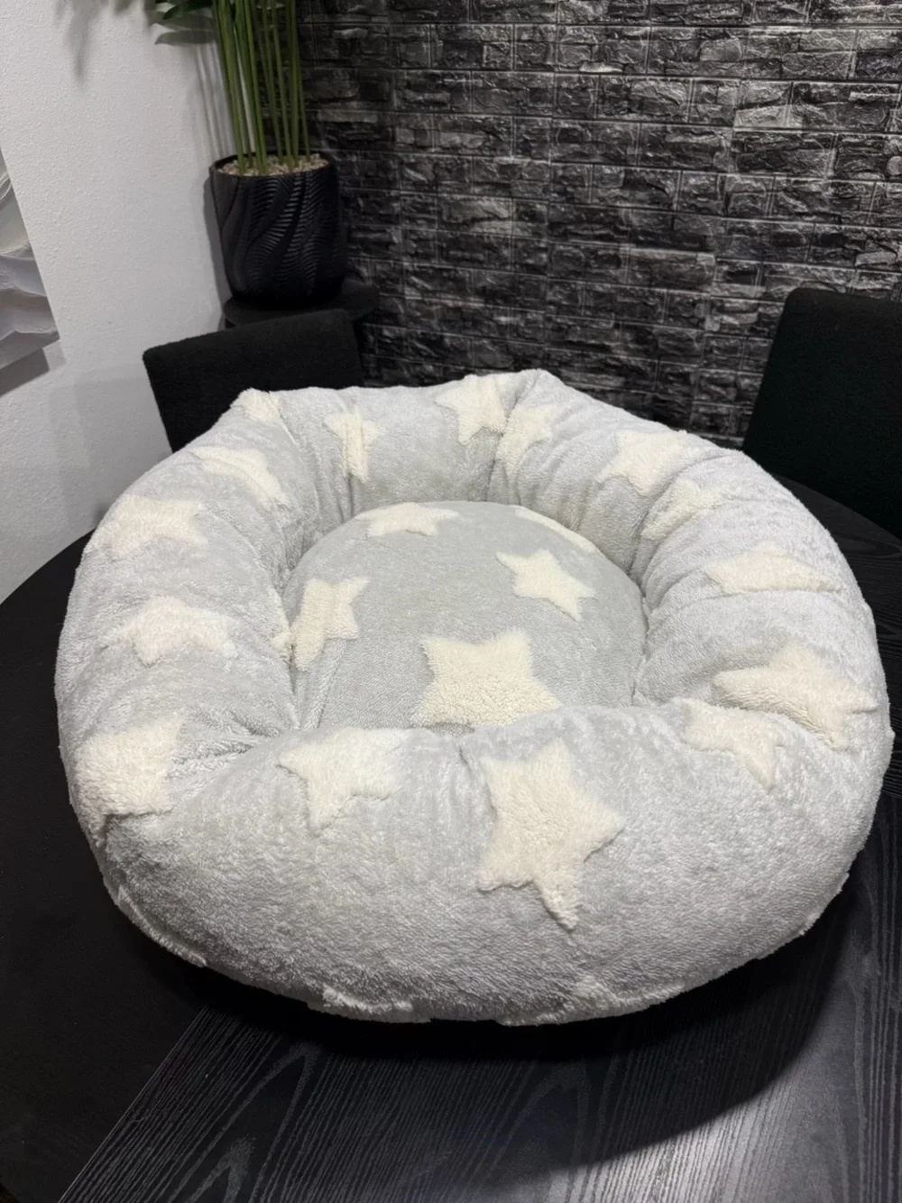 BEDSURE BEAUTIFUL MEDIUM SIZE GREY GALAXY STARS 🌟 🐾 PET BED